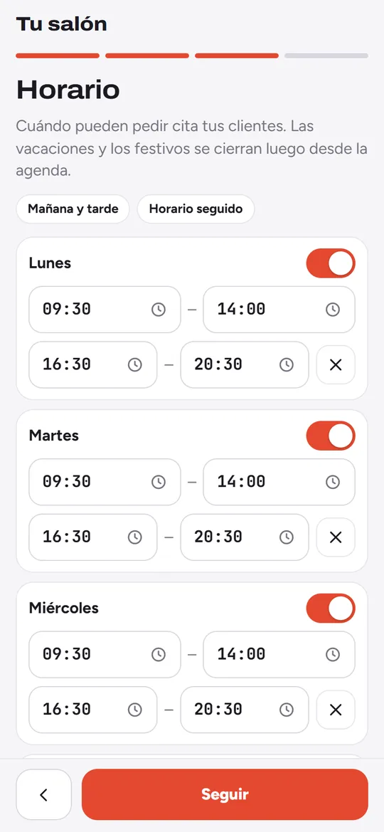 Horario